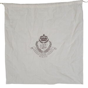 Lauren Ralph Lauren Handbag/Purse Beige Dustbag 23”x 23”